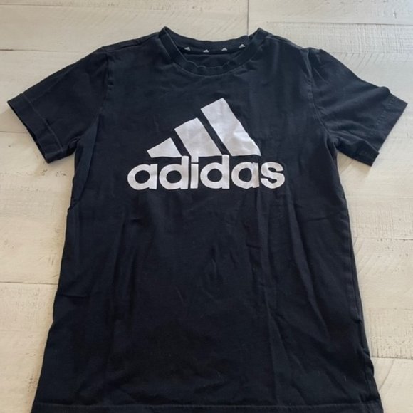 Adidas Black T-Shirt Kids - Picture 1 of 3